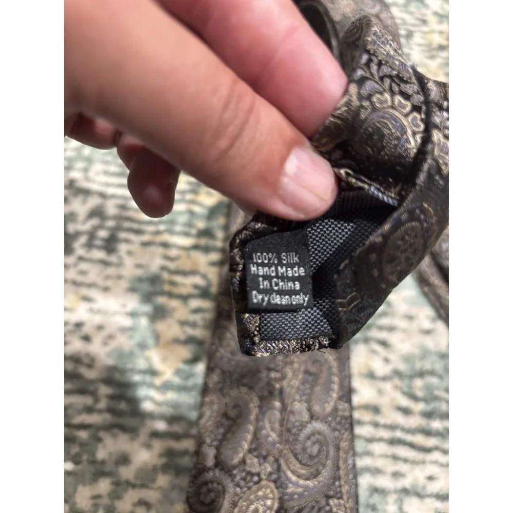 Pronto Uomo Couture Hand Made 100% Silk Men's Neck Tie Made In China Long